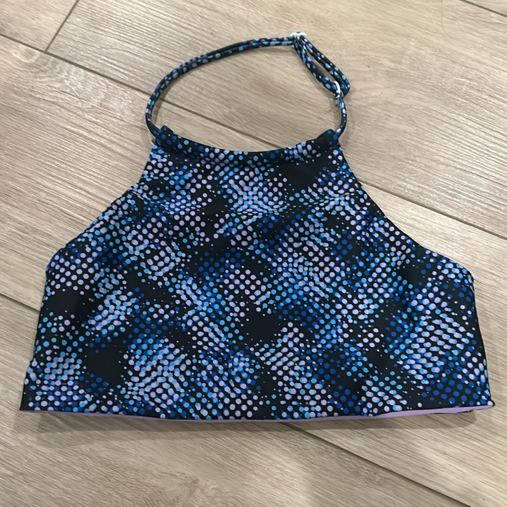 Zella Youth Girls Reversible Bikini Top Swim Suit